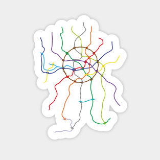 Tangled Lines Sticker